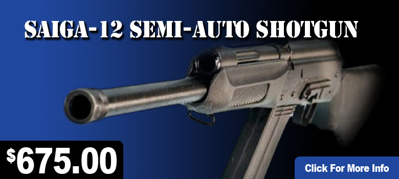 saiga-12 Semi Auto Shotgun 749.99
